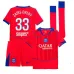 Paris Saint-Germain ZAIRE-EMERY Conjunto Tercera Camiseta Infantil 2025/26 - Roja