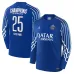 PSG 2025/26 UCL Vierte Langarmtrikot Blau