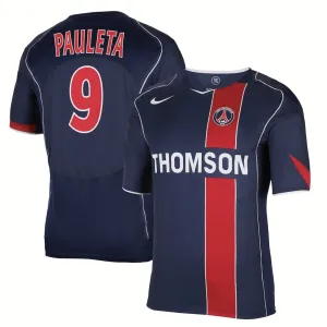 Maillot rétro domicile Paris Saint-Germain PAULETA 2004/05 - Bleu