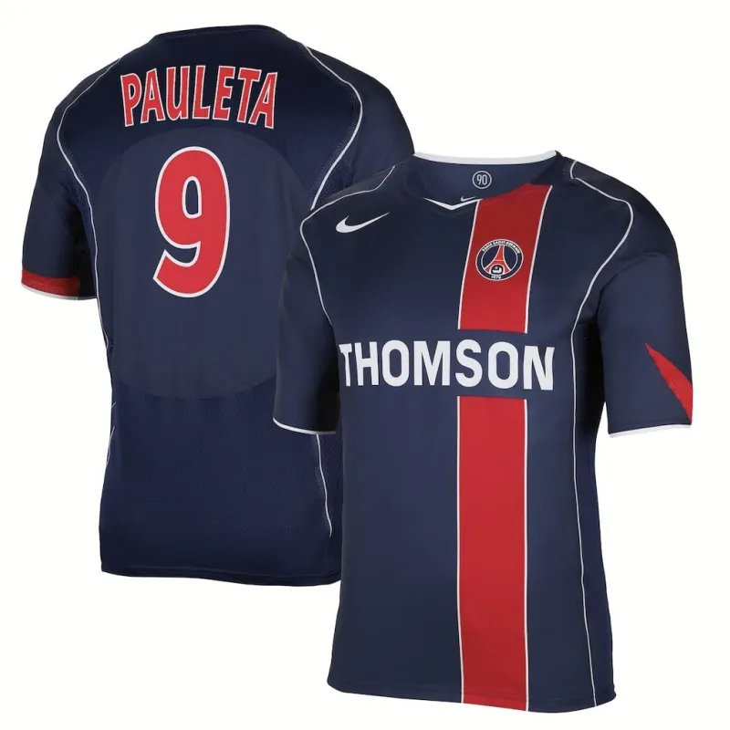 Camiseta retro local Paris Saint-Germain PAULETA 2004/05 - Azul