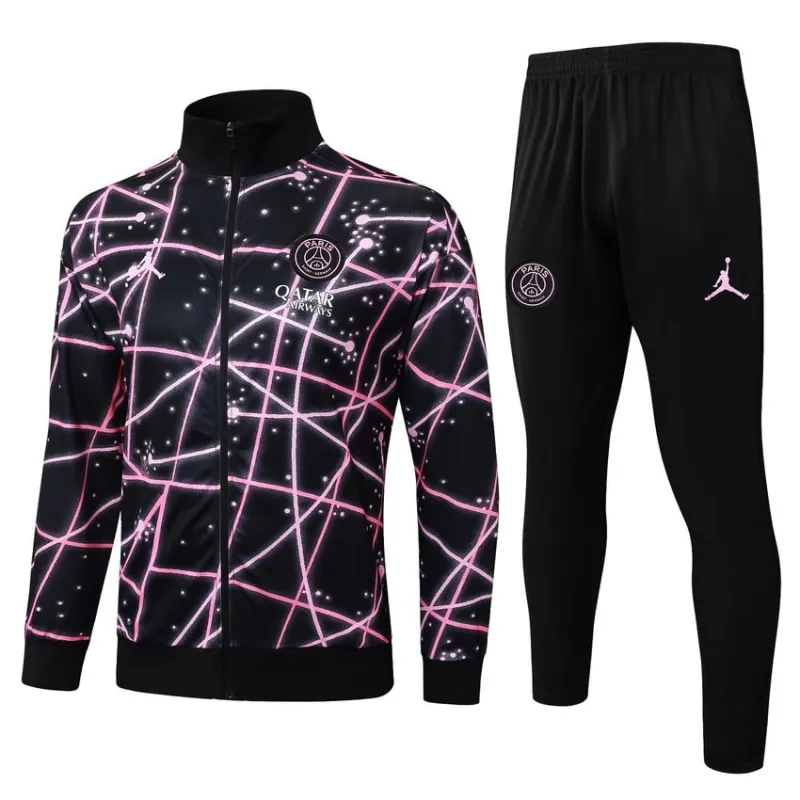 Giacca Sportiva Paris Saint-Germain 2025/26 - Nero/Rosa