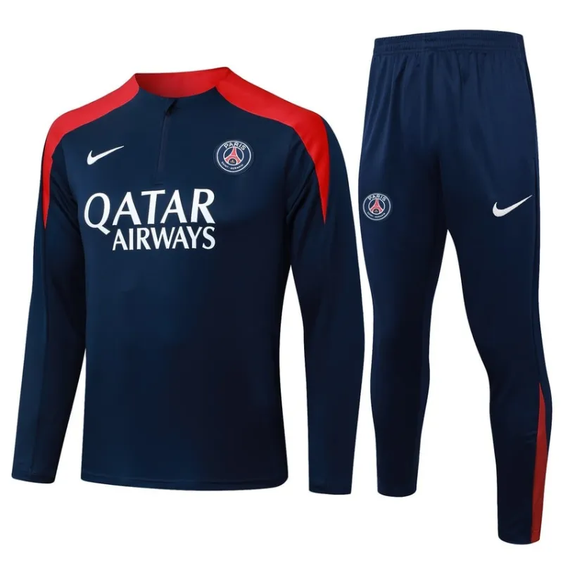 Survêtement Paris Saint-Germain 2025/26 - Bleu/Rouge