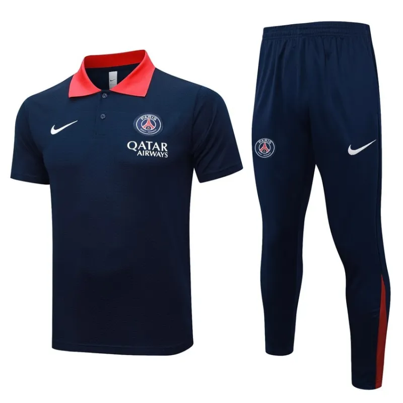 Polo Deportivo Paris Saint-Germain 2025/26 - Azul/Rojo
