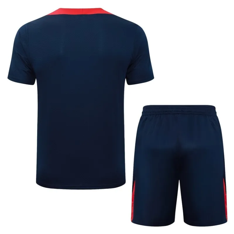 Maglia da Allenamento + Pantaloncini Paris Saint-Germain 2025/26 - Blu/Rosso