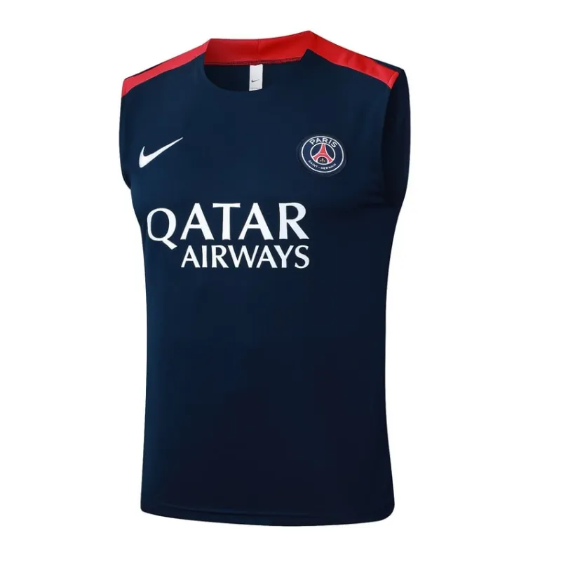 Completo Pantaloncini e Canotta Paris Saint-Germain 2025/26 - Blu/Rosso