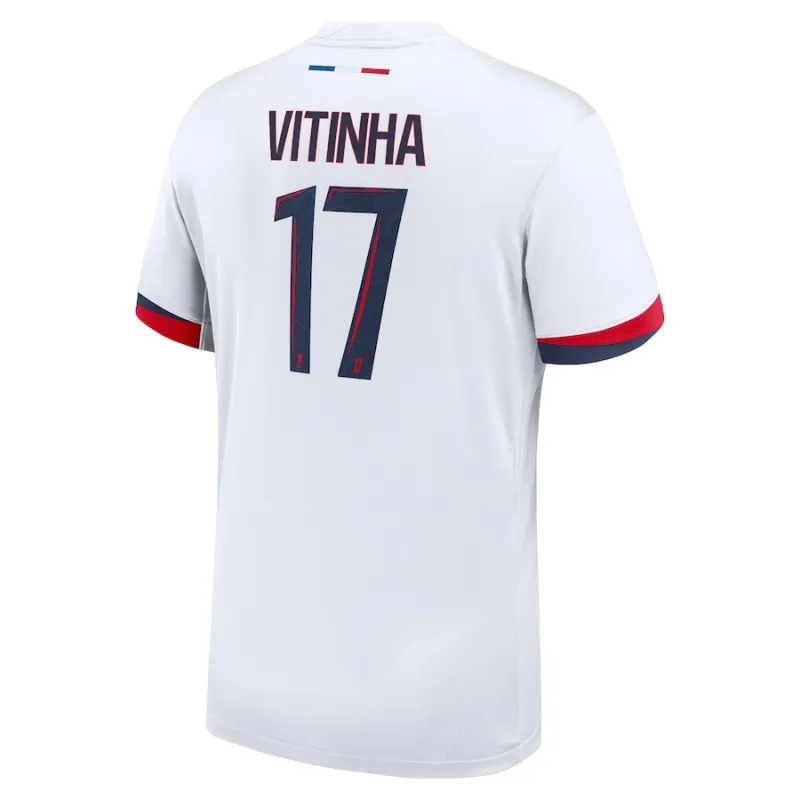 Paris Saint-Germain VITINHA 2025/26 Auswärtstrikot - Weiß