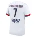 Paris Saint-Germain KVARATSKHELIA 2025/26 Maillot extérieur enfant - Blanc