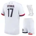 Paris Saint-Germain VITINHA 2025/26 Camiseta de visitante niños - Blanca