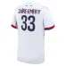 Paris Saint-Germain ZAÏRE-EMERY 2025/26 Camiseta de visitante niños - Blanca