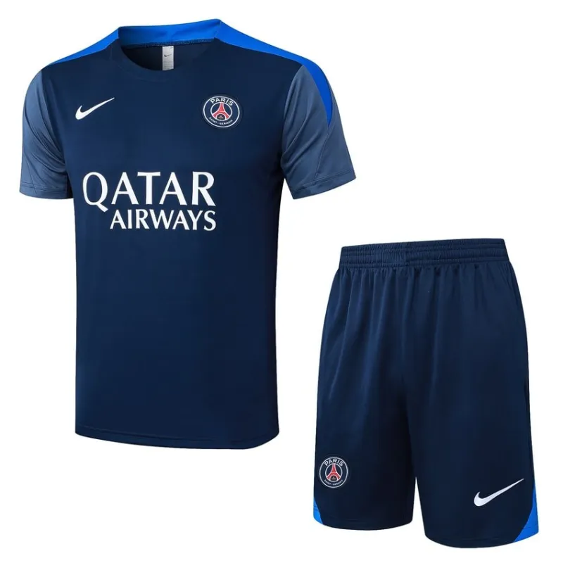 Paris Saint-Germain 2025/26 Camiseta de entrenamiento + Pantalones cortos - Azul