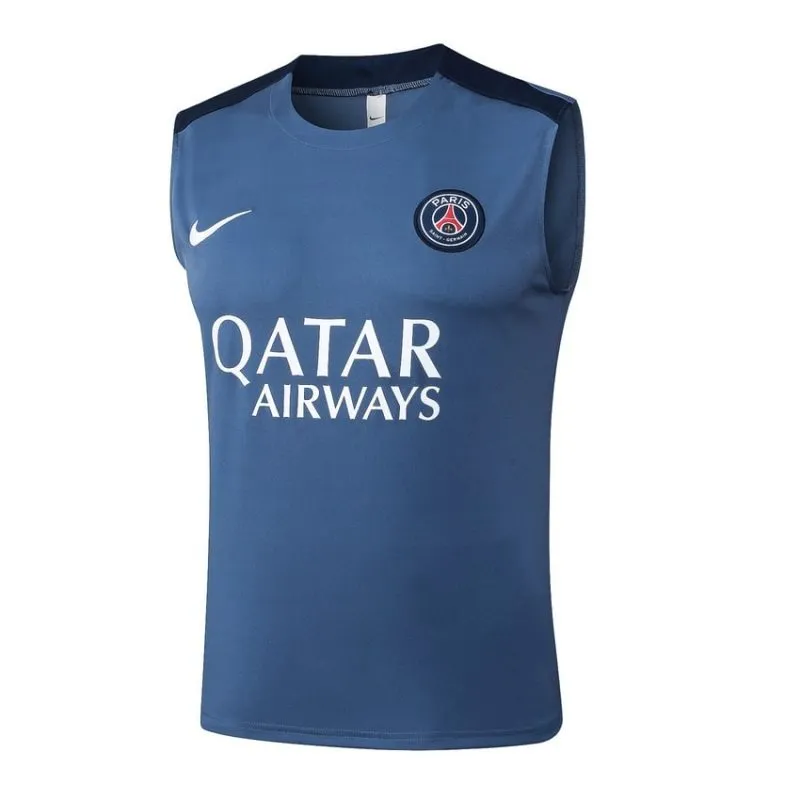 Paris Saint-Germain 2025/26 Conjunto de Pantalones Cortos y Camiseta Sin Mangas - Azul