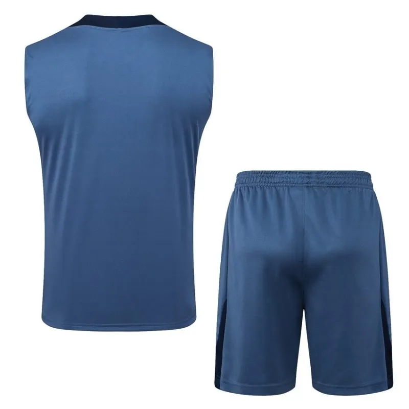 Paris Saint-Germain 2025/26 Conjunto de Pantalones Cortos y Camiseta Sin Mangas - Azul