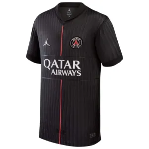 Paris Saint-Germain 2025/26 Viertes Kindertrikot - Schwarz