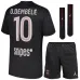 Paris Saint-Germain O.DEMBÉLÉ 2025/26 Conjunto infantil cuarto - Negro