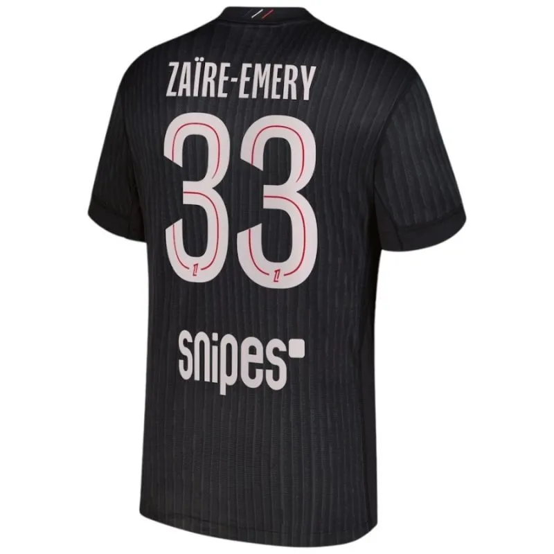 Paris Saint-Germain ZAÏRE-EMERY 2025/26 Kit bambino quarto - Nero