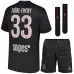 Paris Saint-Germain ZAÏRE-EMERY 2025/26 Kit bambino quarto - Nero