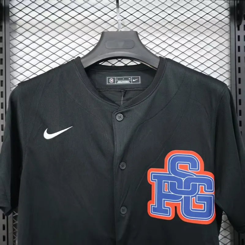 Paris Saint-Germain Maglia Edizione Baseball 2025/26 - Nero