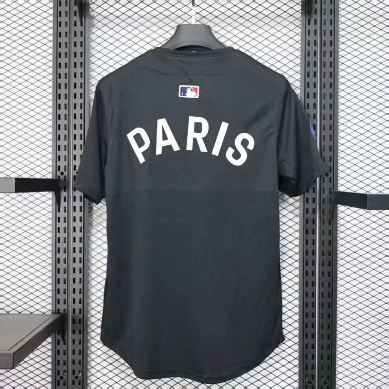 Paris Saint-Germain Maglia Edizione Baseball 2025/26 - Nero
