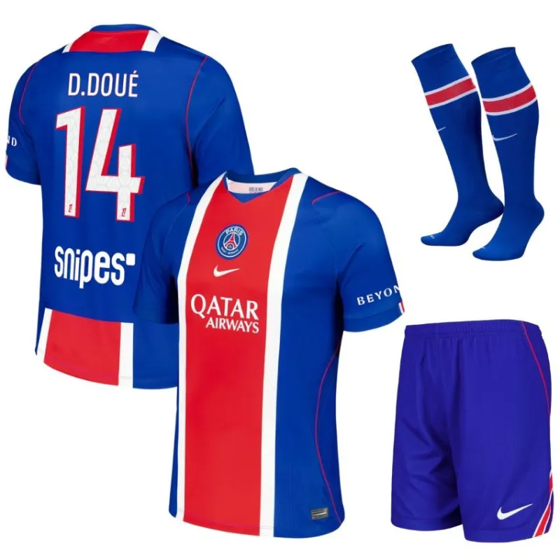 Maillot Kit Enfant PSG Domicile 2026/27 D.DOUE