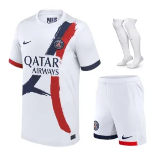 PSG 2025/26 Away Kids Kit Jersey 2 Stars