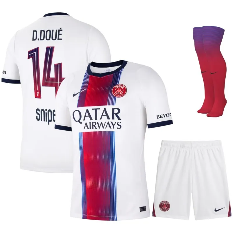 Maglia Kit Bambini Trasferta PSG 2026/27 D.DOUE