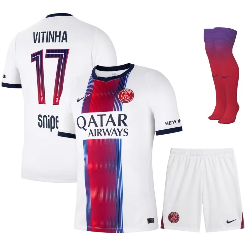 Maglia Kit Bambini Trasferta PSG 2026/27 VITINHA