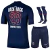 PSG 2025/26 Home Kids Kit 2 Stars European Champion