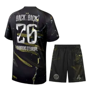 PSG 2025/26 Jordan Night 2 Stars Kids Kit European Champion