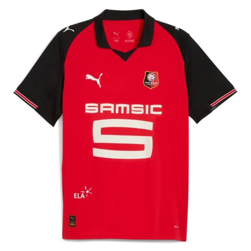 Rennes 2025/26 Home Kids' Jersey - Red