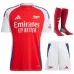 Arsenal 2024/25 Kinder Heimtrikot Fan-Version Rot Set