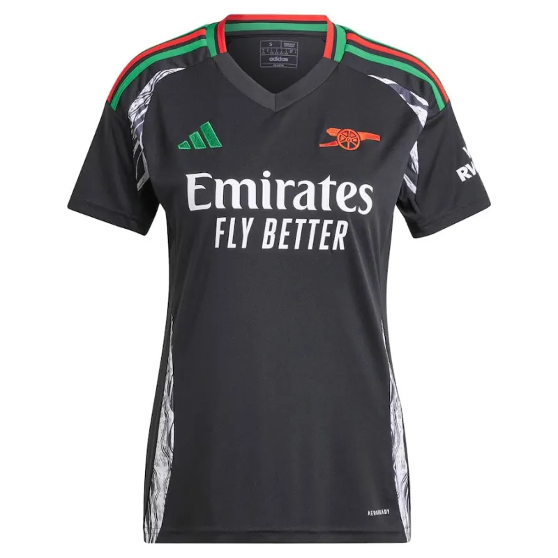 Maillot d'équipe extérieur féminin d'Arsenal 2024/25 - Version supporter (Noir)