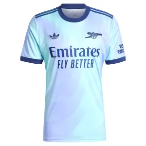Arsenal 2024/25 Drittes Trikot - Fan-Version (Aquamarinblau)