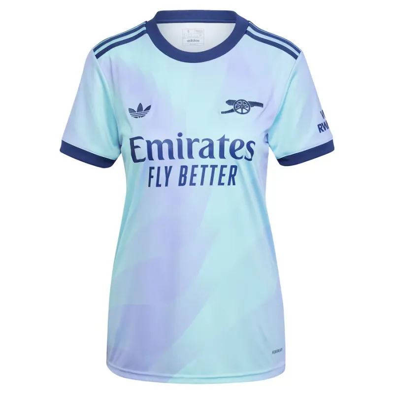 Arsenal 2024/25 Frauen Drittes Trikot - Fan-Version (Aquamarinblau)