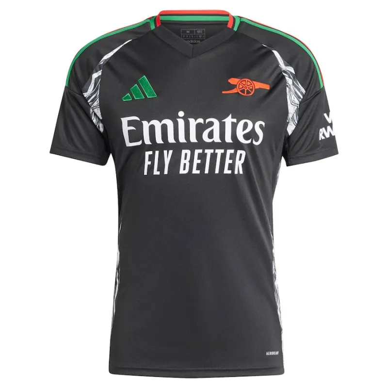 SALIBA Arsenal 2024/25 Auswärts - Replikations - Trikot - Schwarz