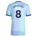 Camiseta de réplica tercera de Arsenal Ødegaard 2024/25 - Azul celeste