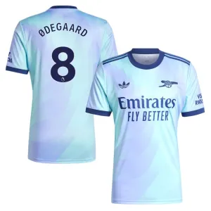 Ødegaard Arsenal 2024/25 Drittes Replikations - Trikot - Himmelblau