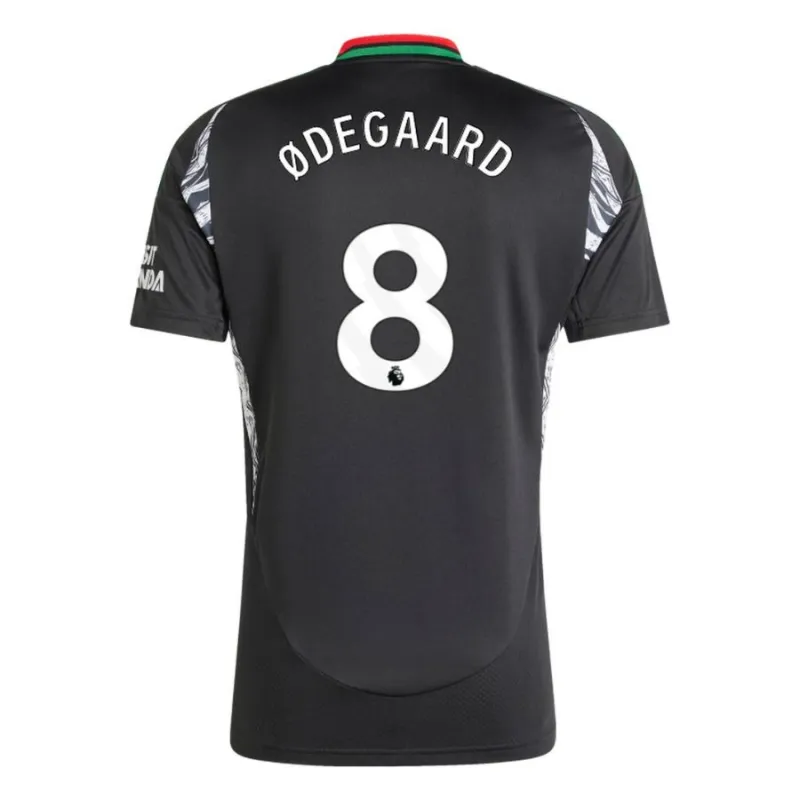 Ødegaard Arsenal 2024/25 Kinder - Auswärts - Replikations - Trikot - Schwarz
