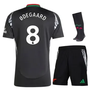 Ødegaard Arsenal 2024/25 Kinder - Auswärts - Replikations - Trikot - Schwarz