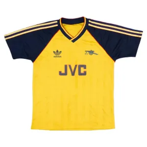 Arsenal 1988/1989 Auswärtstrikot - Gelb