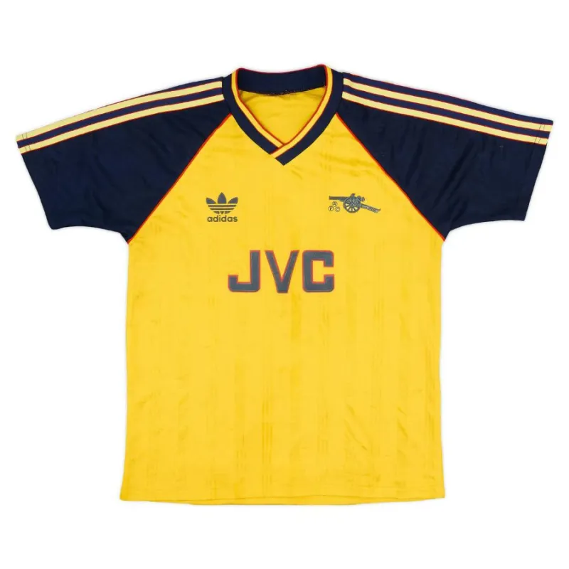 Arsenal 1988/1989 Auswärtstrikot - Gelb