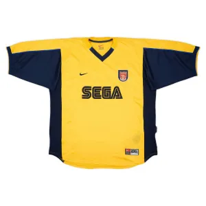 Arsenal 1999/2000 Auswärtstrikot - Gelb