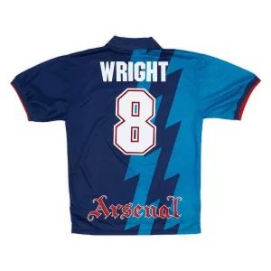 Wright Arsenal 1995/1996 Auswärtstrikot - Blau