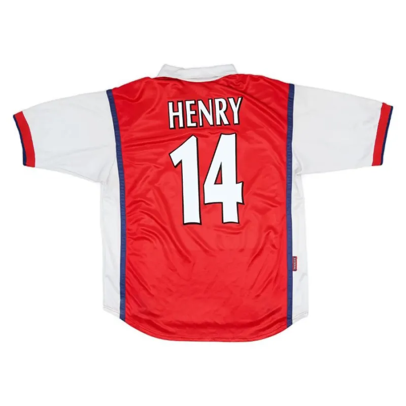 Henry Arsenal 1998/1999 Heimtrikot - Rot