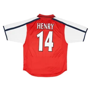 Henry Arsenal 2000/2001 Heimtrikot - Rot