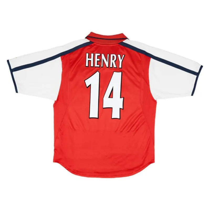 Henry Arsenal 2000/2001 Heimtrikot - Rot