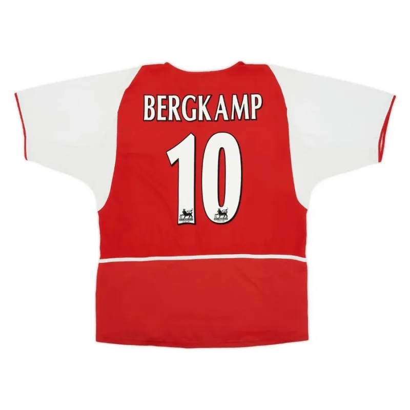 Maillot domicile Bergkamp Arsenal 2002/2004 - Rouge