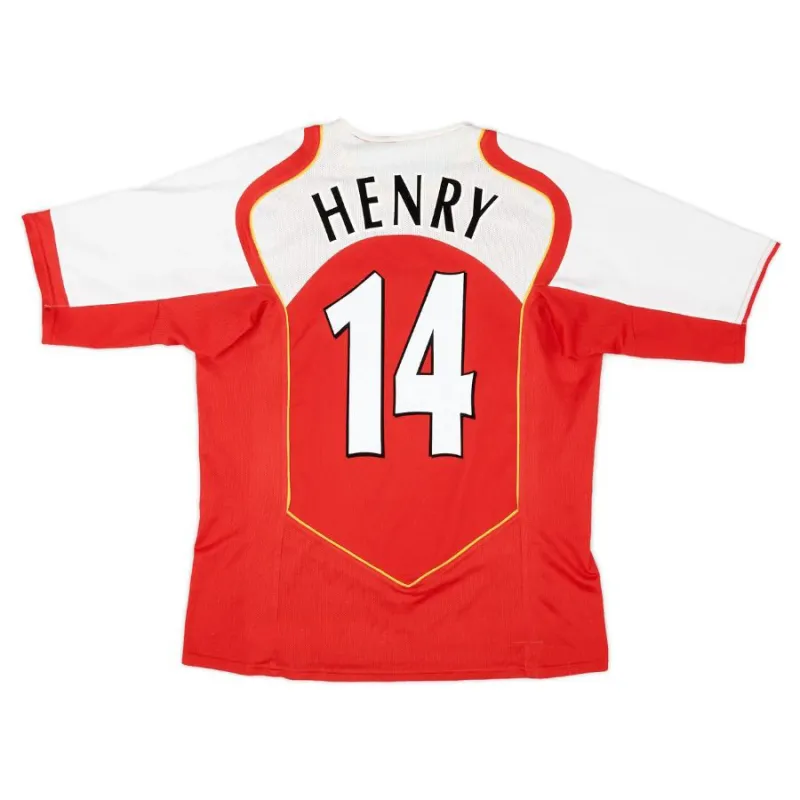Maillot domicile Henry Arsenal 2004/2005 - Rouge