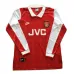Maillot rétro domicile à manches longues Arsenal 1994 - Rouge