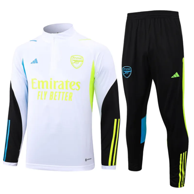 Traje de deporte infantil Arsenal temporada 2024/25 - Blanco