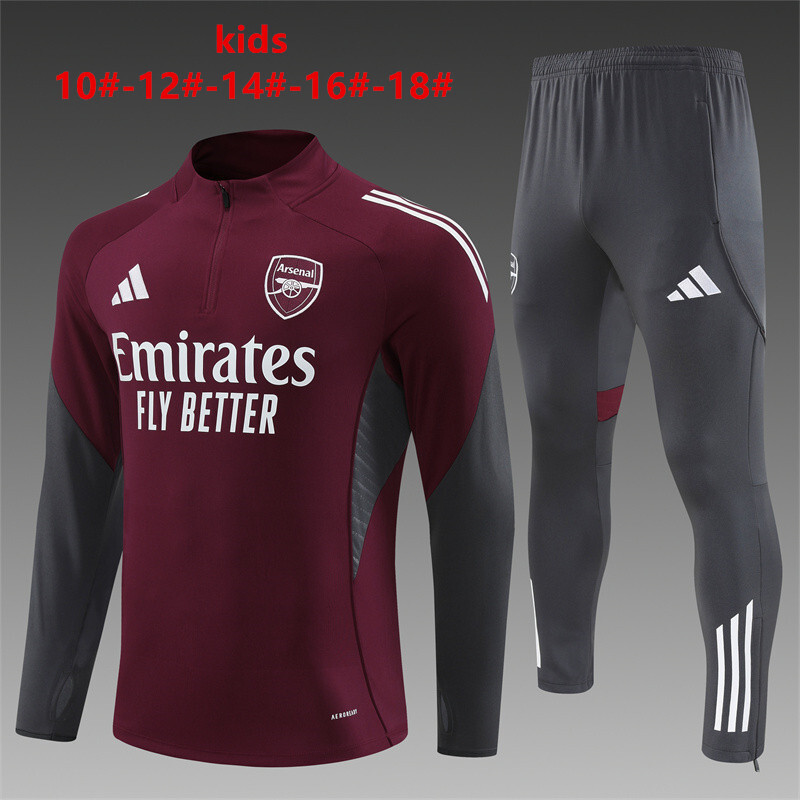 Arsenal 2025/26 Ensemble Sport Enfant Rouge